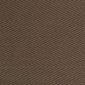 Cotton Herringbone - Rhino Brown C17