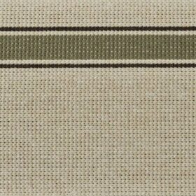 Cotton Broad Stripe - Alabaster CS011