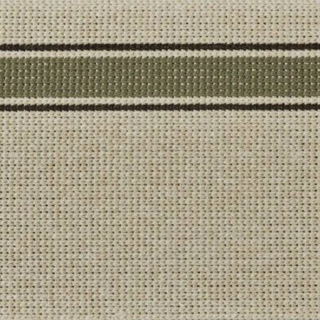 Cotton Broad Stripe - Alabaster CS011